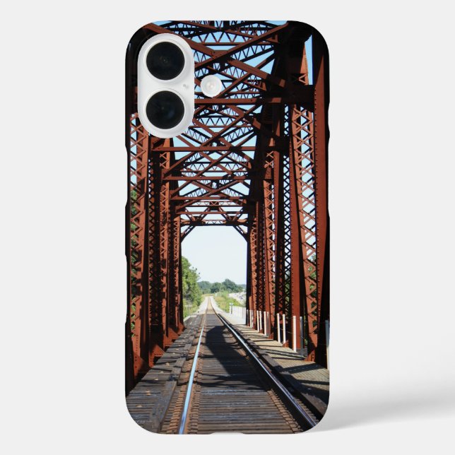 Funda iPhone 16 Viejo puente ferroviario (Reverso )