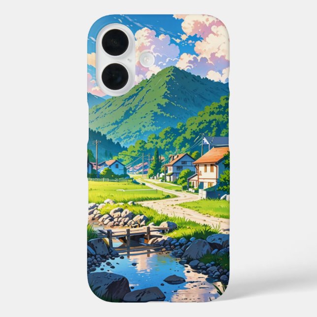 Funda iPhone 16 Villa del Río Pacífico (Reverso )