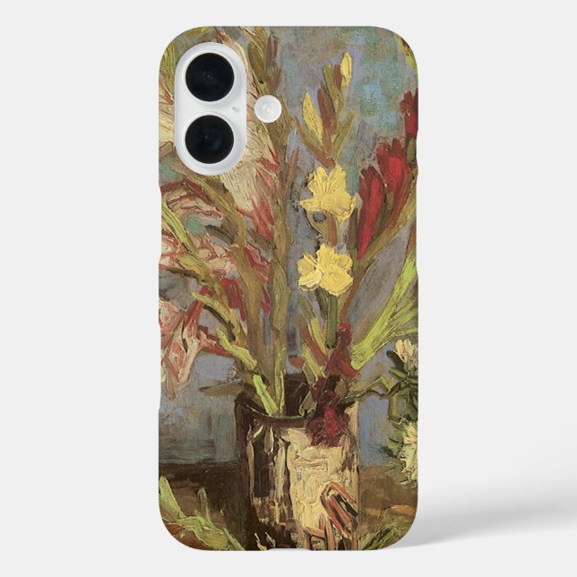Funda iPhone 16 Vincent van Gogh - Bodegón Jarrón con Gladiolos (Reverso )