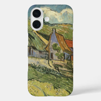 Funda iPhone 16 Vincent van Gogh - Cabañas con Techo de Paja