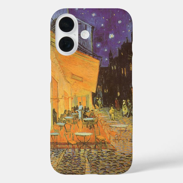 Funda iPhone 16 Vincent van Gogh - Cafe Terrace de noche (Reverso )