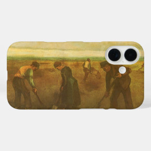 Funda iPhone 16 Vincent van Gogh - Campesinos plantando patatas 