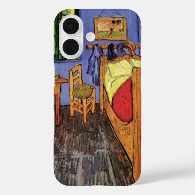 Funda iPhone 16 Vincent van Gogh - Dormitorio de Vincent en Arles (Reverso )