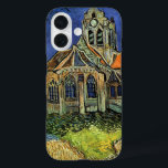 Funda iPhone 16 Vincent van Gogh - La Iglesia de Auvers<br><div class="desc">La Iglesia de Auvers (1890) de Vincent van Gogh es una pintura religiosa de la arquitectura del arte del arte de la época del Impresionismo. Una mujer camina por un camino hacia la capilla del pueblo con hermosas vidrieras. Una escena de la arquitectura de la vida cotidiana. Sobre el artista:...</div>