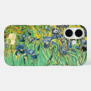 Funda iPhone 16 Vincent van Gogh Lirios 1889 Flores Azules