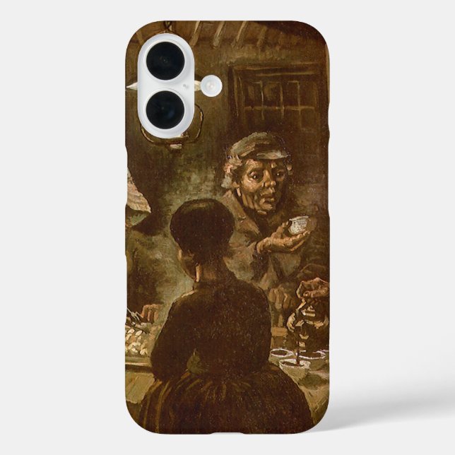 Funda iPhone 16 Vincent van Gogh - Los comedores de papa (Reverso )