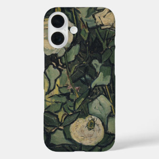 Funda iPhone 16 Vincent van Gogh - Rosas y Escarabajo