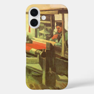 Funda iPhone 16 Vincent van Gogh Tejedor de espaldas a la izquierd