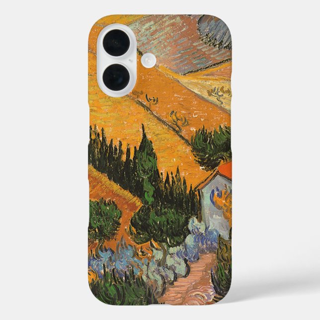 Funda iPhone 16 Vincent van Gogh - Valle con Plowman (Reverso )
