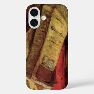 Funda iPhone 16 Vincent van Gogh - Vida fija con tres libros
