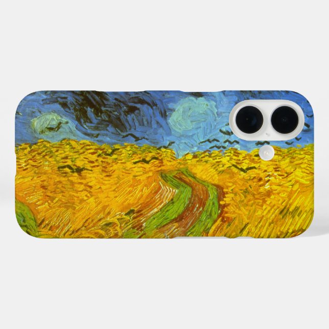 Funda iPhone 16 Vincent van Gogh Wheat Field with Crows (Reverso (Horizontal))