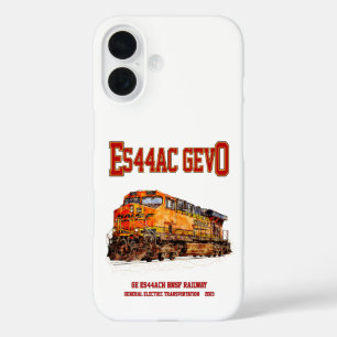 Funda iPhone 16 Viñeta GE ES44AC GEVO Diesel Locomotora