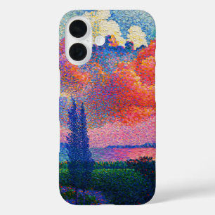Funda iPhone 16 Vintage La pintura de la nube rosa (1896)