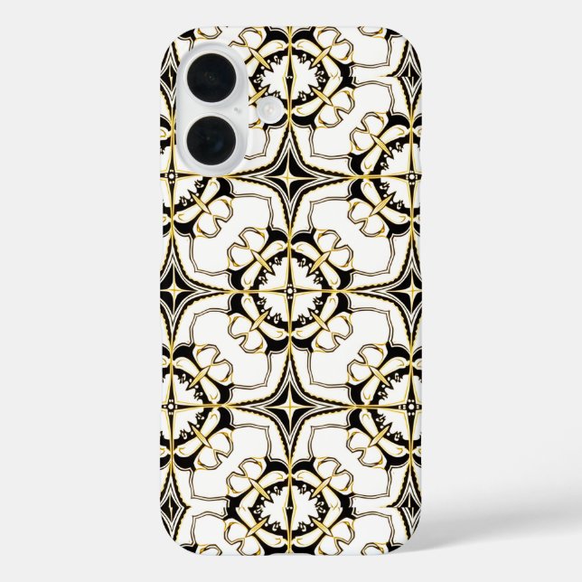Funda iPhone 16 Vintage Luxe Tile (Reverso )