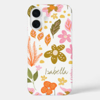 Vintage Personalizado floral de primavera botánica