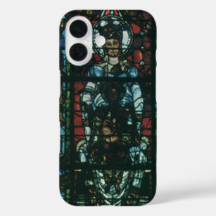 Funda iPhone 16 Vintage Religiosa Iglesia Vidrio Cristal Manchado