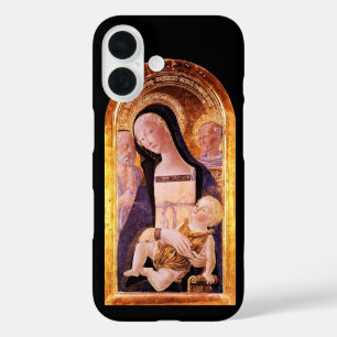 FUNDA iPhone 16 VIRGEN CON NIÑO Y SANTOS