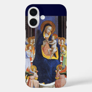 FUNDA iPhone 16 VIRGEN CON NIÑOS, ÁNGELES Y SANTOS