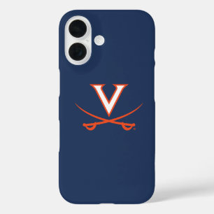 Funda iPhone 16 Virginia Cavaliers V Swords   NARANJA