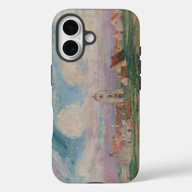 Funda iPhone 16 Vista de Mariakerke (Reverso )