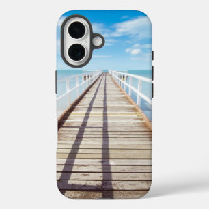 Funda iPhone 16 Vista desde el muelle sobre el mar