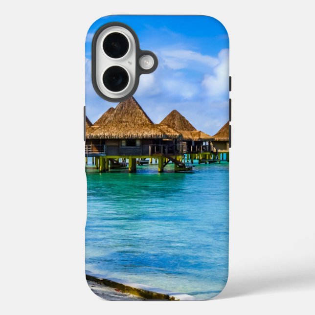 Funda iPhone 16 Viviendo en el agua (Reverso )