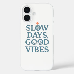 Funda iPhone 16 Vivir de manera sencilla e inspiradora y buenas vi