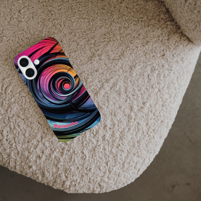 Funda iPhone 16 Vórtice de color (Subido por el creador)