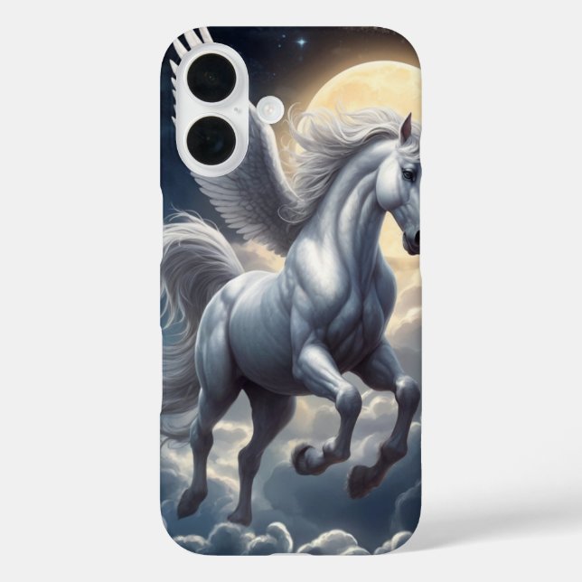 Funda iPhone 16 Vuelo de Pegasus (Reverso )