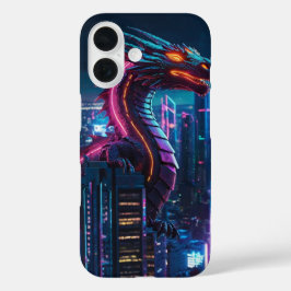 Funda iPhone 16 Vuelo Neon Dragon