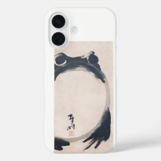 Funda iPhone 16 Wabi Sabi Grumpy  Frog by Hoji Japanese Sumi-e  Ca