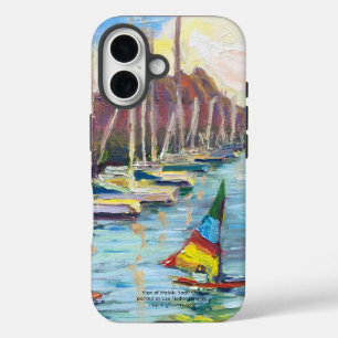 Funda iPhone 16 Waikiki Yacht Club Hawái con vistas al Diamante