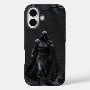 Funda iPhone 16 Walker en la sombra - Guerrero encapuchado