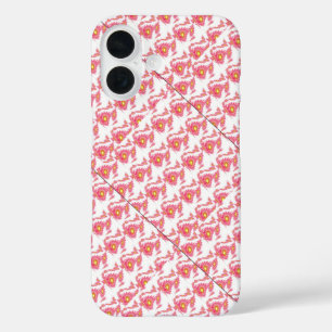 Funda iPhone 16 WaraMuse Estuche de teléfono abstracto radiante