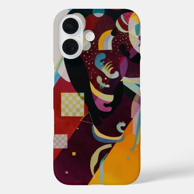 Funda iPhone 16 Wassily Kandinsky Composition 9 Resumen Pintura (Reverso )