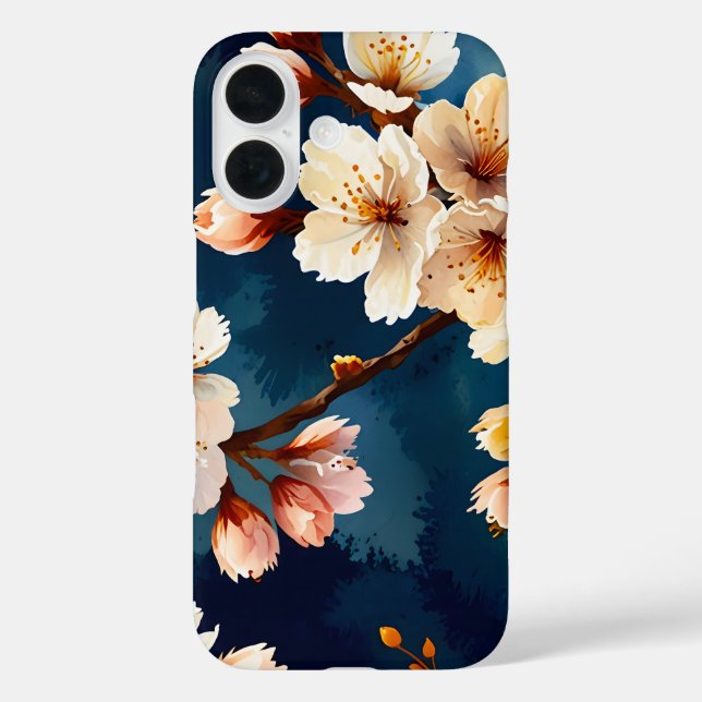 Funda iPhone 16 Watercolor Sakura Dreams (Reverso )