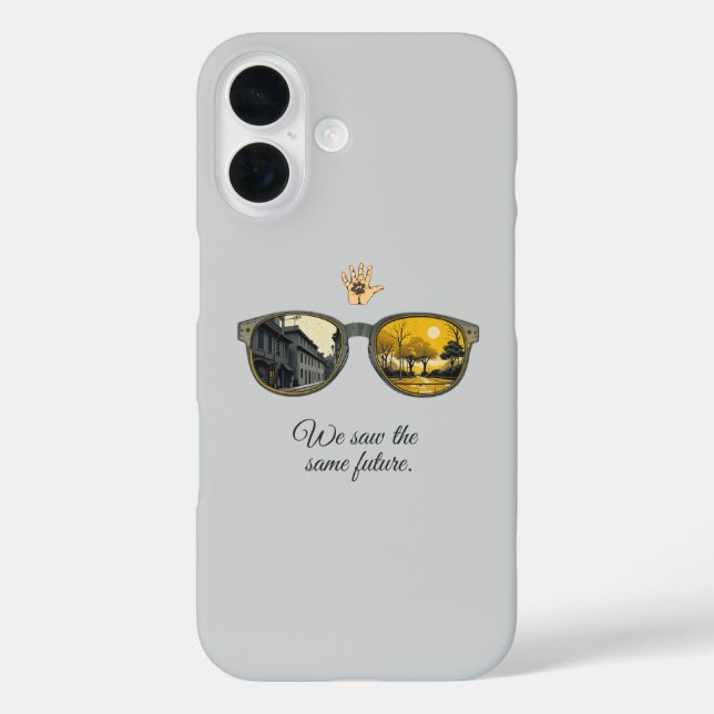 Funda iPhone 16 We saw the same future (Reverso )