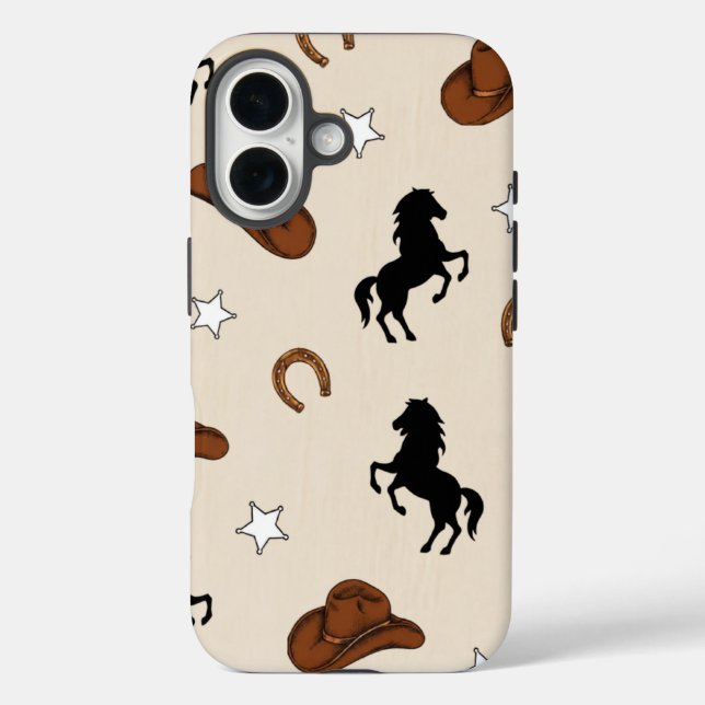 Funda iPhone 16 Western Cowboy Phone Case - Vintage (Reverso )