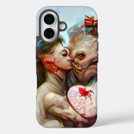 Funda iPhone 16 Whimsical Alien Romance