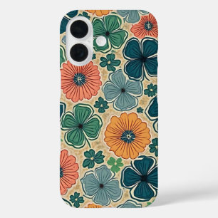 Funda iPhone 16 Wildflowers Harmonious Tones