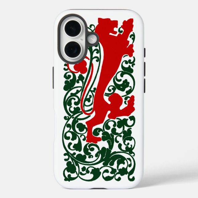 Funda iPhone 16 Will Bradley Heraldic Lion (Reverso )