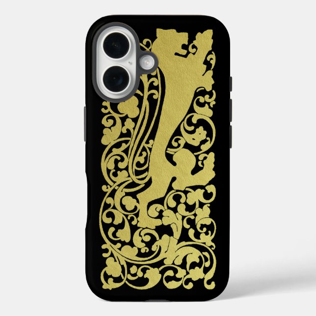 Funda iPhone 16 Will Bradley Heraldic Lion (Reverso )