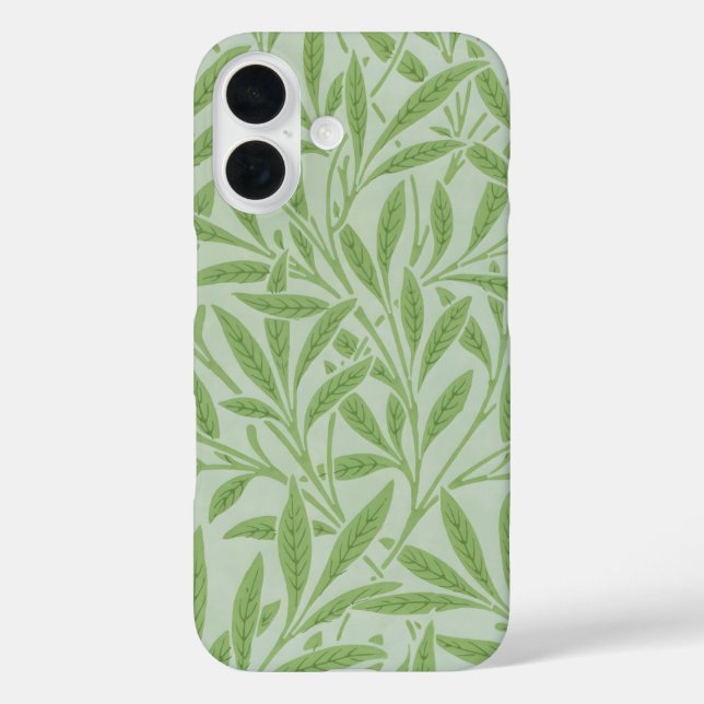 Funda iPhone 16 William Morris Willow Flower Classic (Reverso )