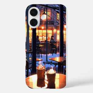 Funda iPhone 16 Winter Café Vibes
