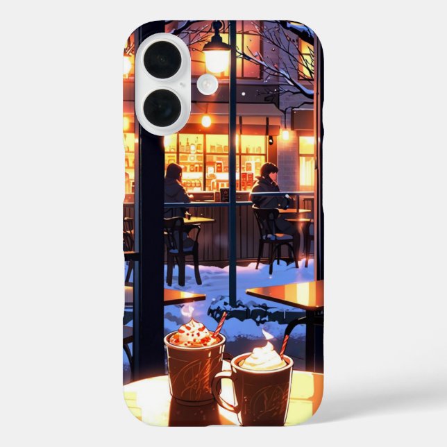 Funda iPhone 16 Winter Café Vibes (Reverso )