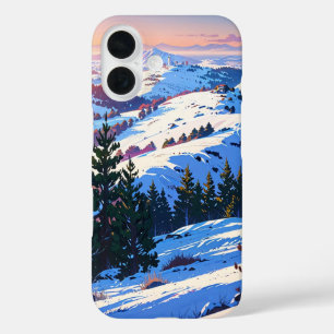 Funda iPhone 16 Winter Hilltop View