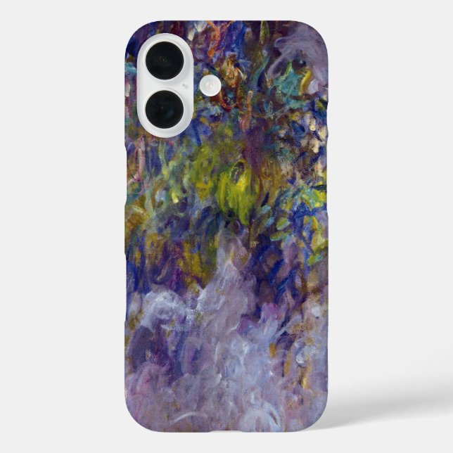 Funda iPhone 16 Wisteria (a la izquierda) de Claude Monet (Reverso )