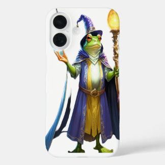 Funda iPhone 16 Wizard Frog Casting Spell