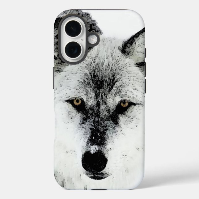 Funda iPhone 16 Wolf Eyes (Reverso )
