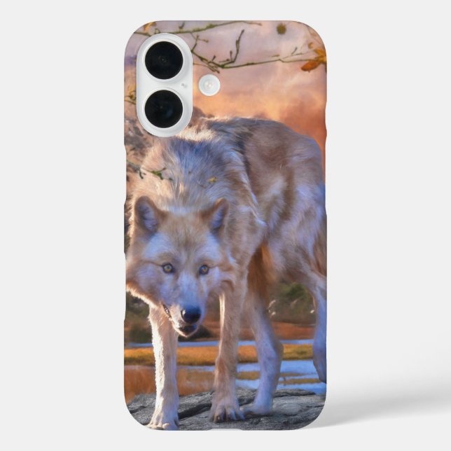 Funda iPhone 16 Wolf HUNTING GROUNDS (Reverso )